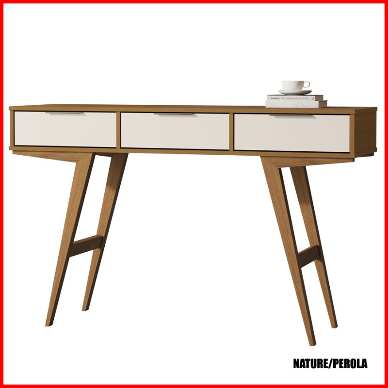 Mesa de arrime 3 cajones - 4433