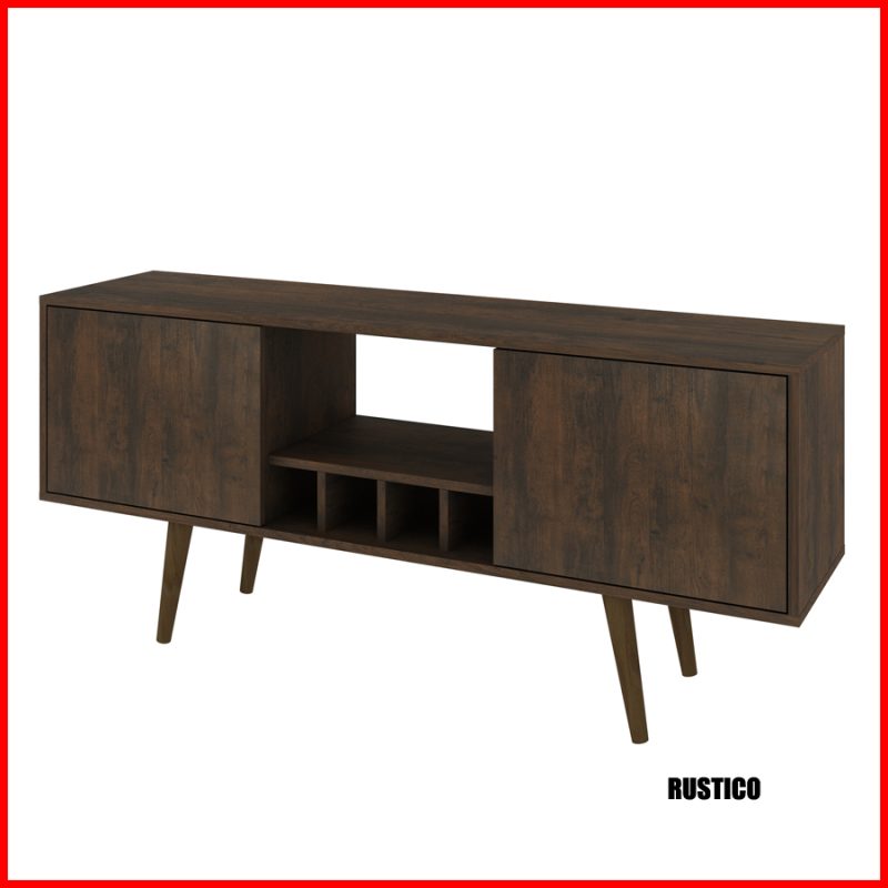 Rack Vintage con botellero - R 1461